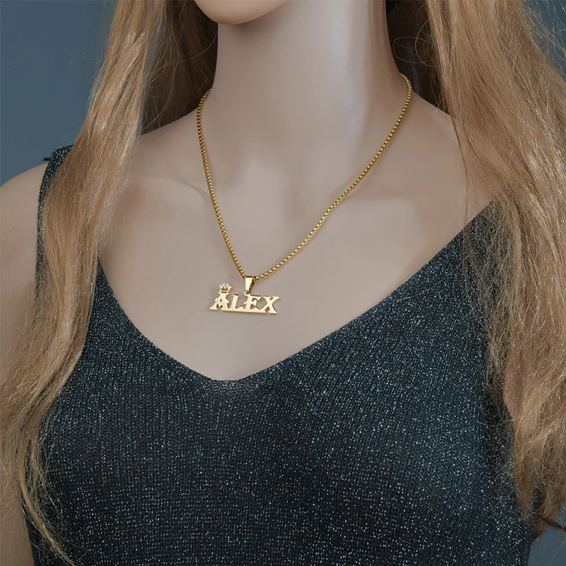 Рисунок 6 - Goxijite подвеска с именем короны на заказ