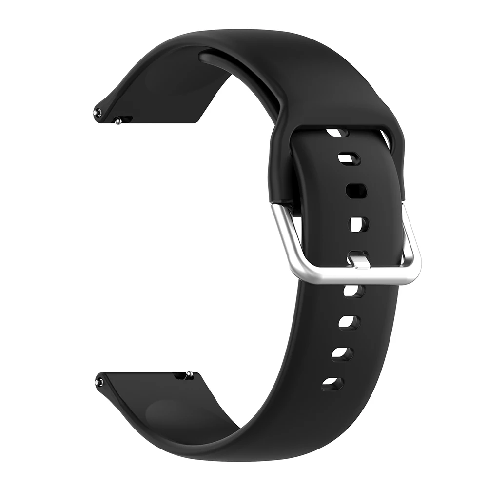 Силиконовый мягкий спортивный ремешок для смарт-часов браслет элегантные часы