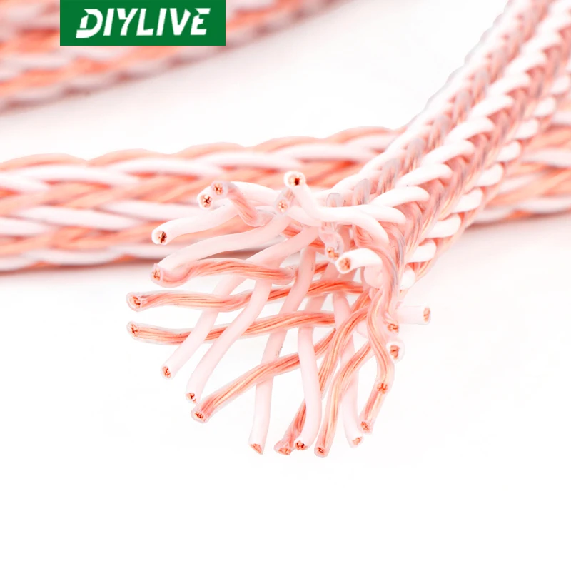 

DIYLIVE линия громкоговорителя, основная линия динамика, Мобильная машина, усилитель мощности, аудио линия, плетеная линия, DIY линия