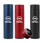 Автомобильная умная вакуумная колба, 500 мл, для OPEL VAUXHALL Astra, светодиодный цифровой дисплей температуры, кофейная кружка из нержавеющей стали, автомобильный стиль