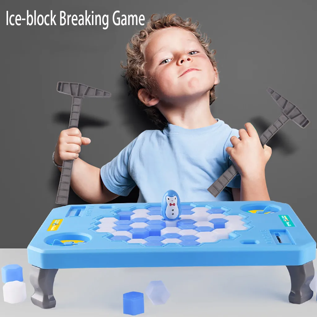 Ледокол Пингвин настольная игра ледяной блок ломающая строительные блоки