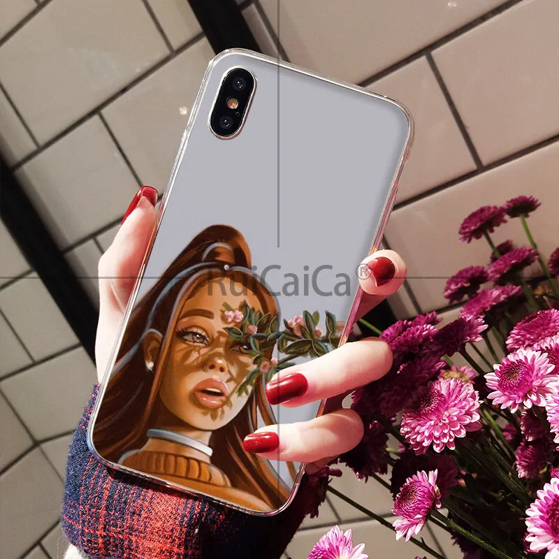 Ruicaica чехол для телефона с надписью No Tears Left To Cry ariana grande iPhone 8 7 6 6S Plus 5 5S SE XR X XS MAX |