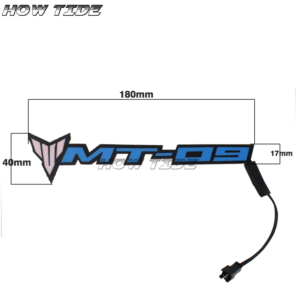 Комплект обтекателей для мотоциклов боковые наклейки значок с холодным светом