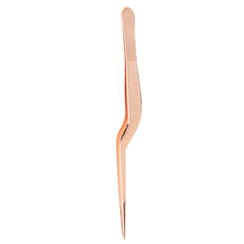 

Golden Ear Tweezer Remover Stainless Steel Ear Wax Forcep Earwax Tools