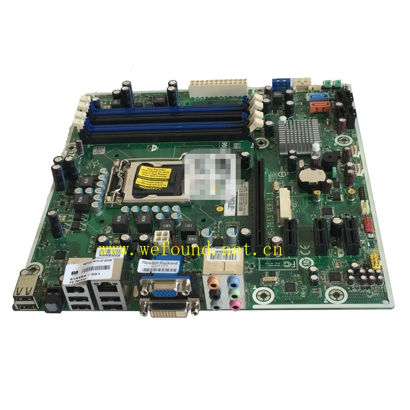 100% рабочая для HP 3130 мс-7613 V1.1 H57 материнская плата 1156 pin 614494-001 612500-001 аккумулятор