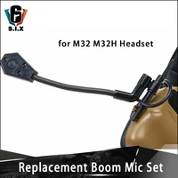 opsmen earmor heaphone s04 communications microphone replacement boom mic set for m32 m32h headset
