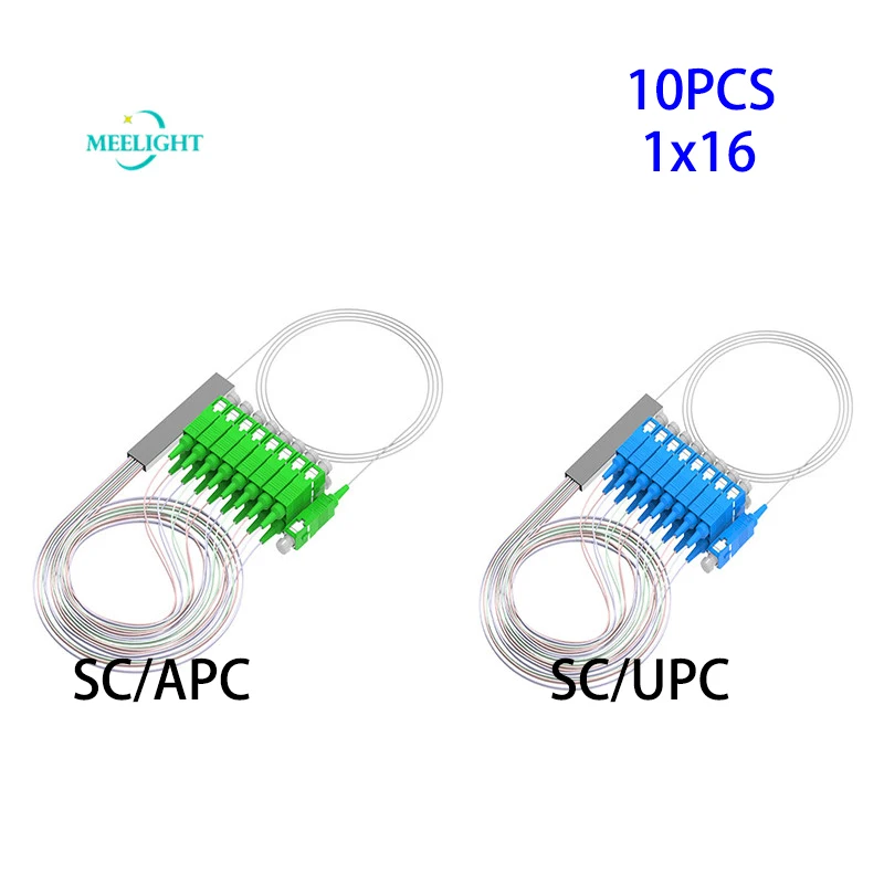 10 шт. 1x16 SC/UPC SC/APC micro PLC оптический сплиттер стальная труба высокого качества FTTH |