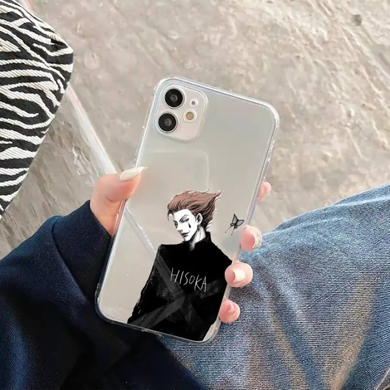 

hunter x hunter Phone Case Transparent for iPhone 11 12 mini pro XS MAX 6 6S 8 7 Plus X 5S SE 2020 XR