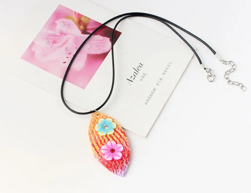 Женское Ожерелье с цветами разноцветное ожерелье из смолы на лето | Украшения и