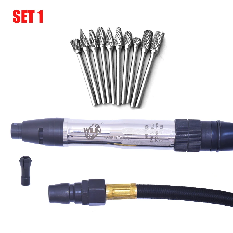 Пневматические инструменты 75000 об/мин пневматическая ручка для