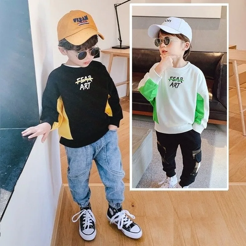 Весенне осенняя верхняя одежда для малышей Пальто мальчиков Детская модная