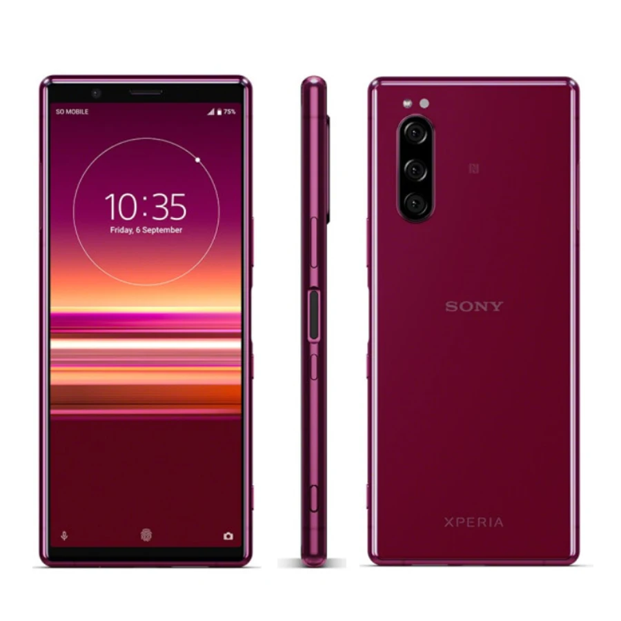 Новый Sony Xperia 5 J9210 мобильный телефон 6 1 &quot6 ГБ ОЗУ 128 ROM Snapdragon 855 Octa Core Android 9