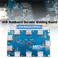 usb hubboard durable welding board for mister fpga usb expansion board module for mister fpga for de10 nano soc board concentrat