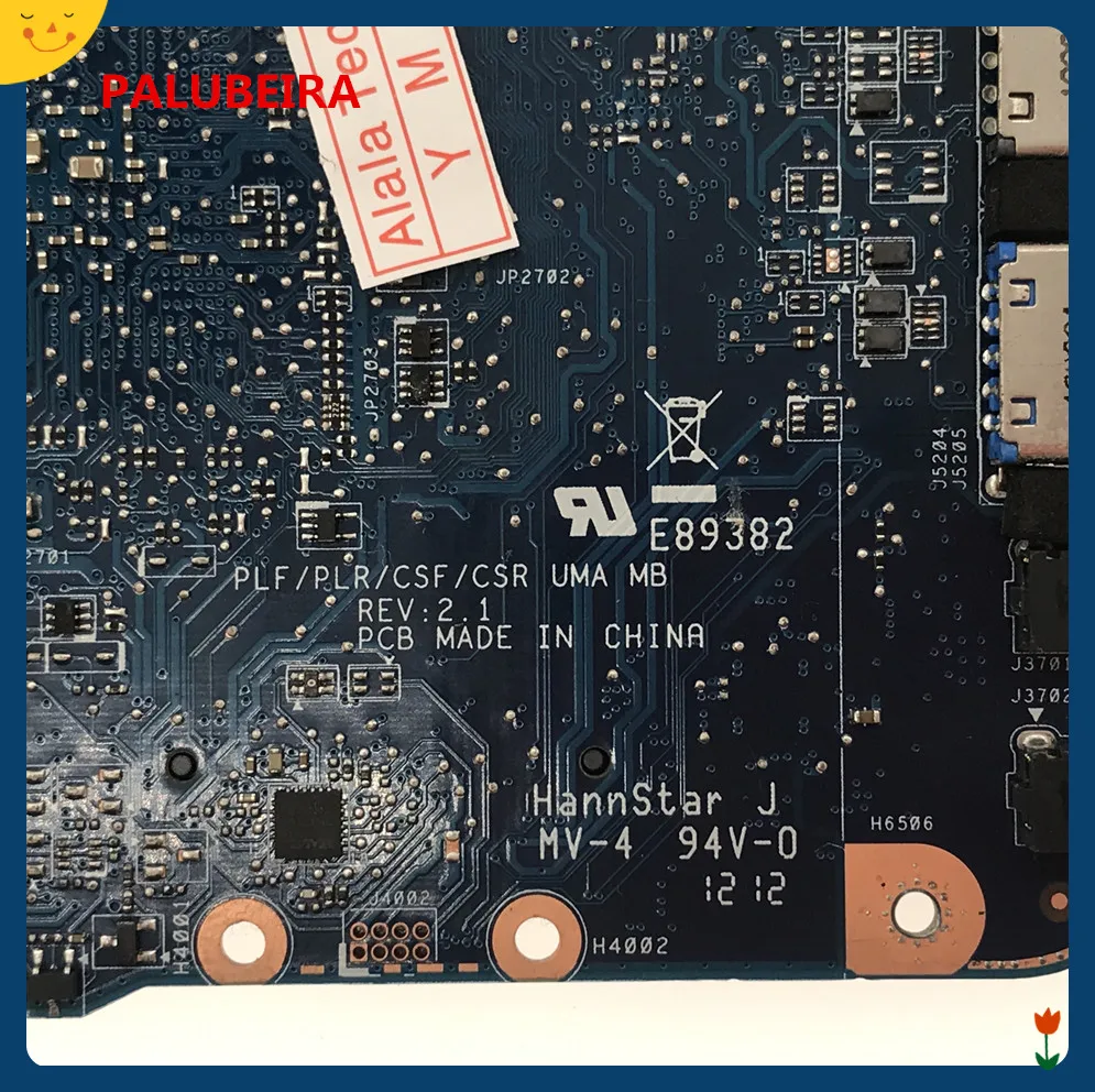 Материнская плата для ноутбука Toshiba Satellite C850 L850 SLJ8E HM76 PLF/PLR/CSF/CSR UMA MB REV 2