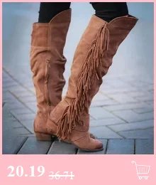 WENJYUJH Women Winter Thin Heel Long Female Over the Knee Flat Stretch Sexy Fashion Shoes New Fashion Wild Trend Tie Boots