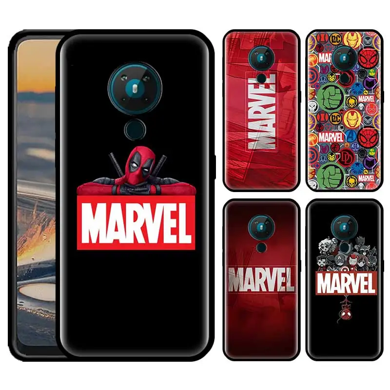 Роскошный силиконовый чехол для телефона с комиксами Marvel Nokia C3 C10 C20 C30 G10 G20 X10 X20 XR20 2