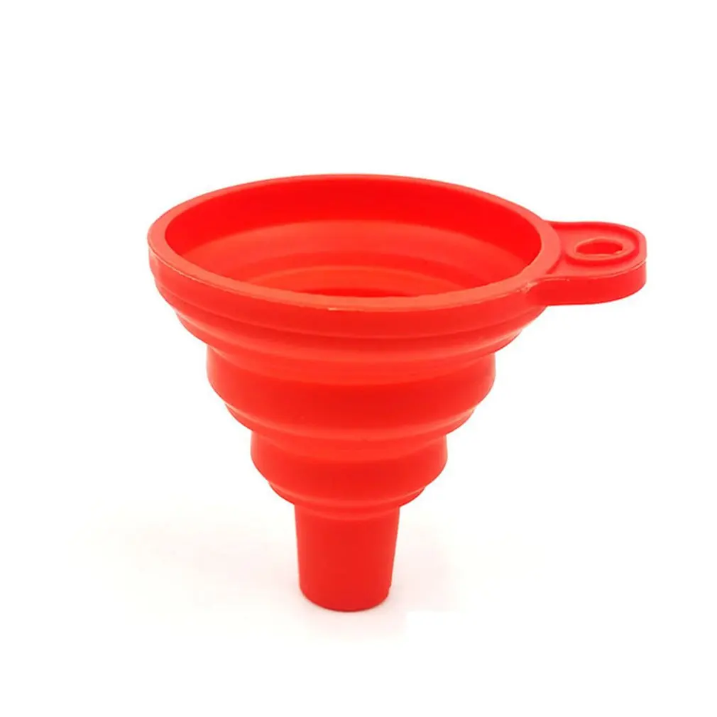 

Silicone Collapsible Funnel Folding Funnel Kitchen Tool Scalable Foldable Funnel Kitchen Funnel For Liquid And Powder Transfe