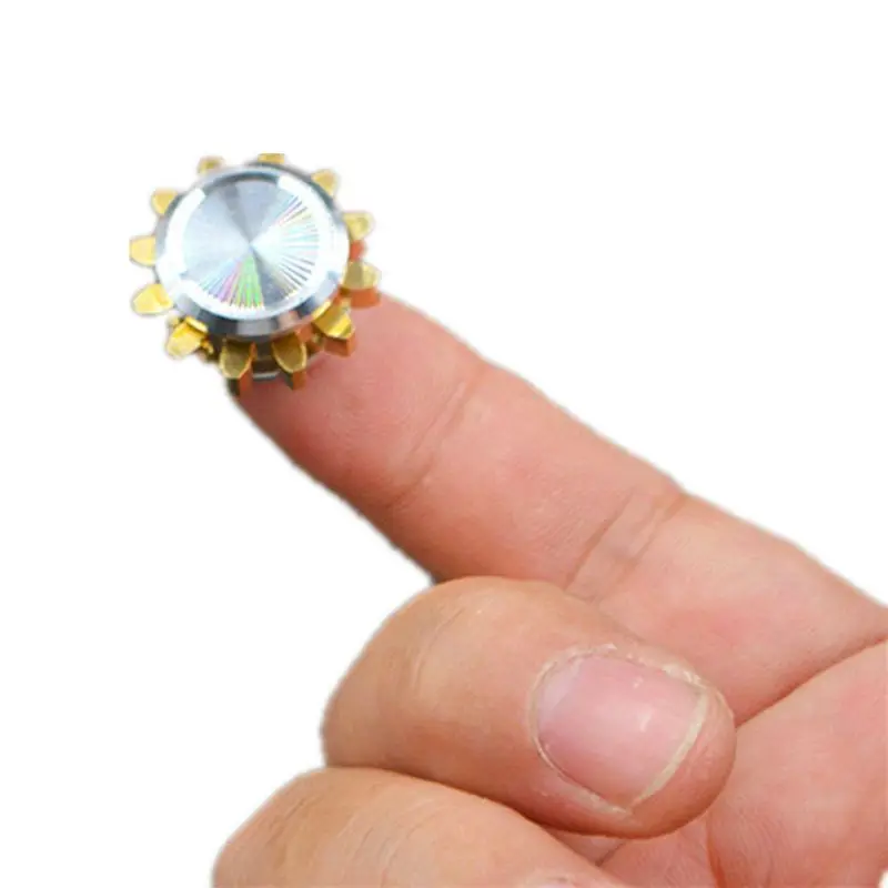 Мини Шестерня из металлического сплава Спиннер игрушка ручной EDC фокус игрушки