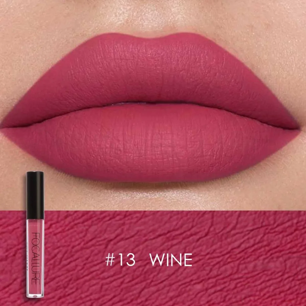 Focallure Matte Lip gloss Tint Paint Colors Long Lasting Waterproof Liquid Moisturizing Lipstick Beauty Makeup |