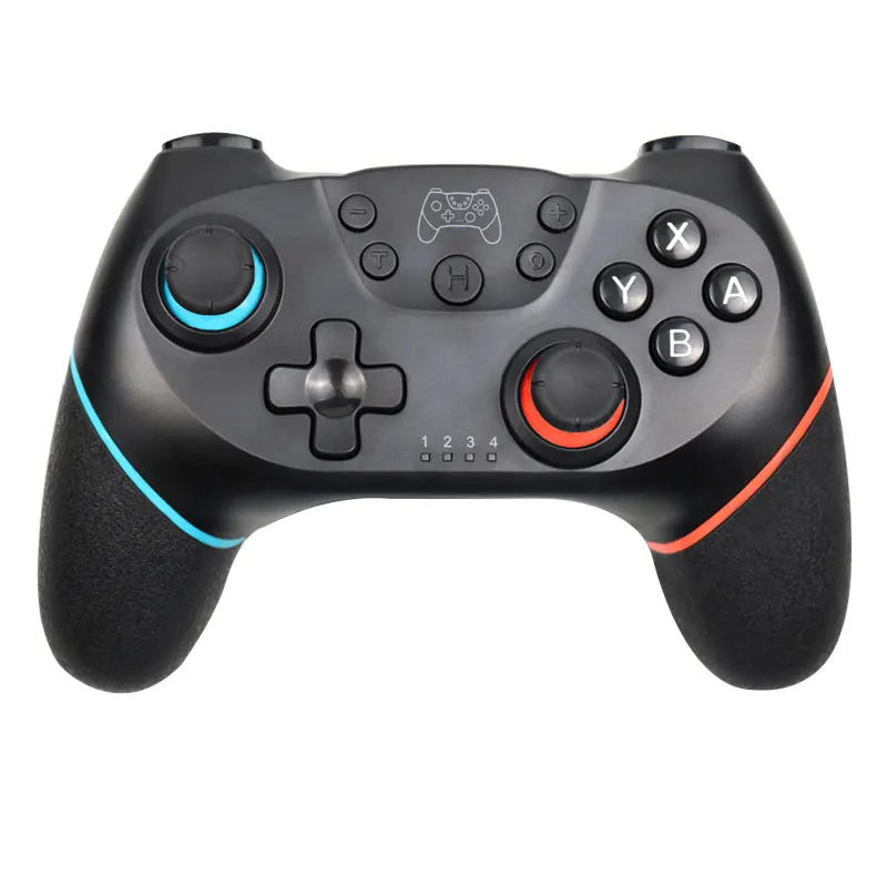 Blue-Red Беспроводной игровой контроллер, джойстик для Nintendo Switch Console, Bluetooth Gamepad Pro Joypad для Android/PC, аксессуары для управления - Цвет: Blue-Red