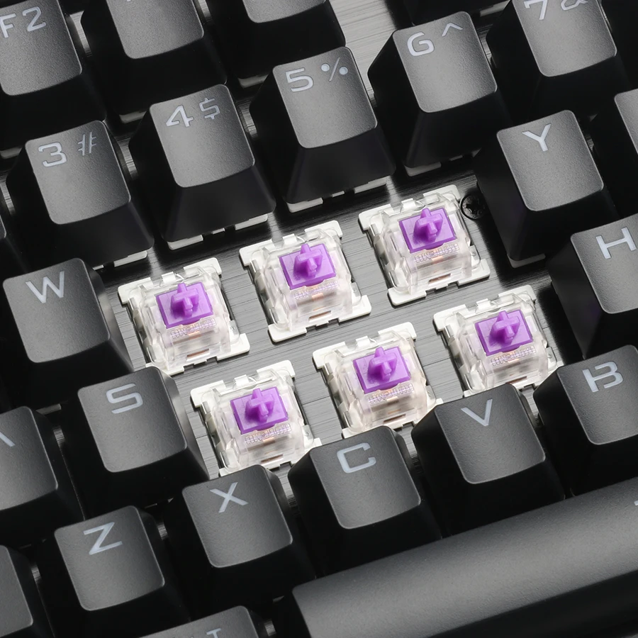 Механическая игровая клавиатура Redragon K550 с алюминиевым USB Rgb красным и фиолетовым