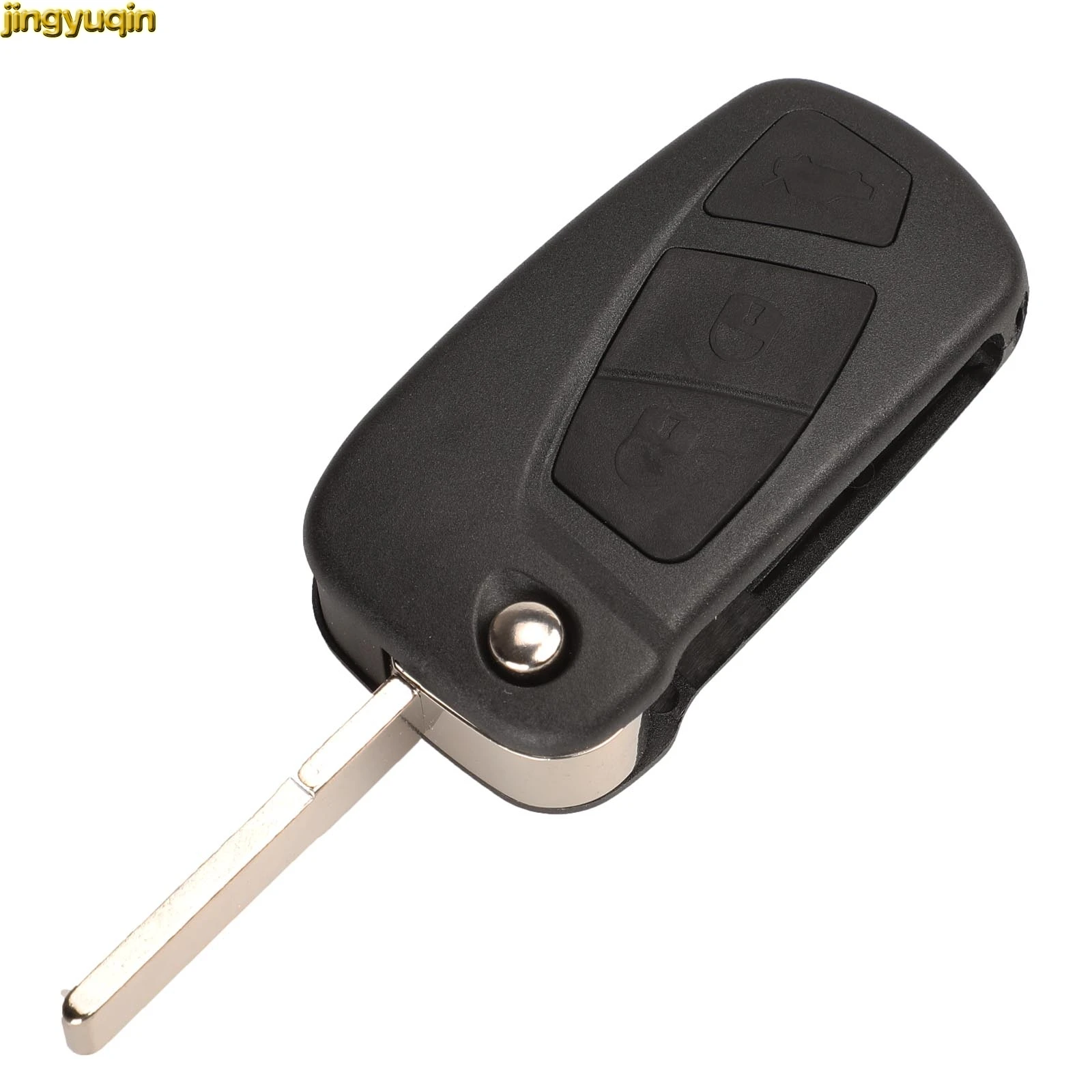 jingyuqin Flip Car Key Shell For Ford KA 3 Buttons Remote Folding KeyCase Fob Housing Case Holder Replacement | Автомобили и