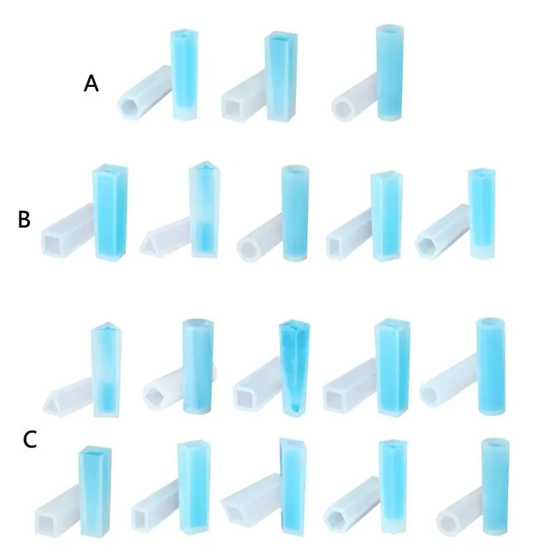 

10 форм DIY жидкое ожерелье кулон Смола силиконовые формы инструменты для изготовления ювелирных изделий