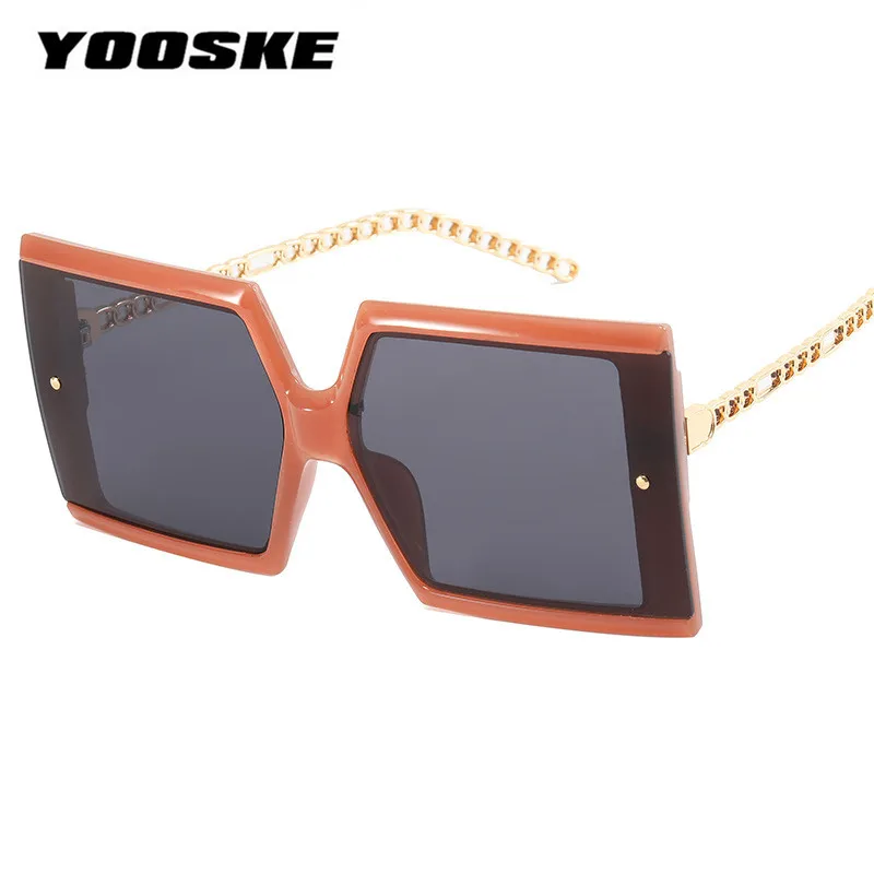 

2021 YOOSKE Retro Sunglasses Women Brand Designer Rimless Gradient Sun Glasses Shades Cutting Lens Ladies Frameless Eyeglasses