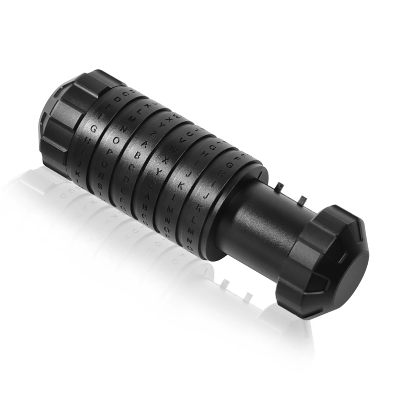 Fashion New Style Educational toys Cryptex locks gift ideas Da Vinci Code lock to marry lover escape chamber props Black