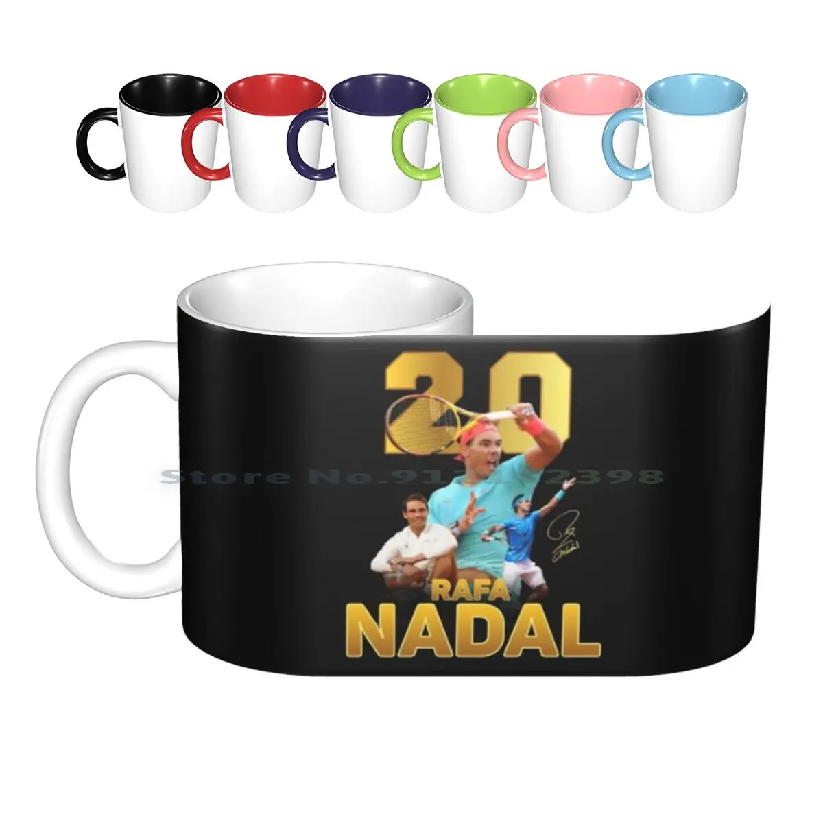 

Rafa Nadal 20 Grand Slam Ceramic Mugs Coffee Cups Milk Tea Mug Rafael Nadal Nadal Spain Nadal Atp Tennis Tennis Payer Best