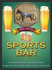 Жестяной знак High Horse Saloon Sports Bar, художественное настенное украшение, винтажный алюминиевый Ретро металлический знак, железная живопись