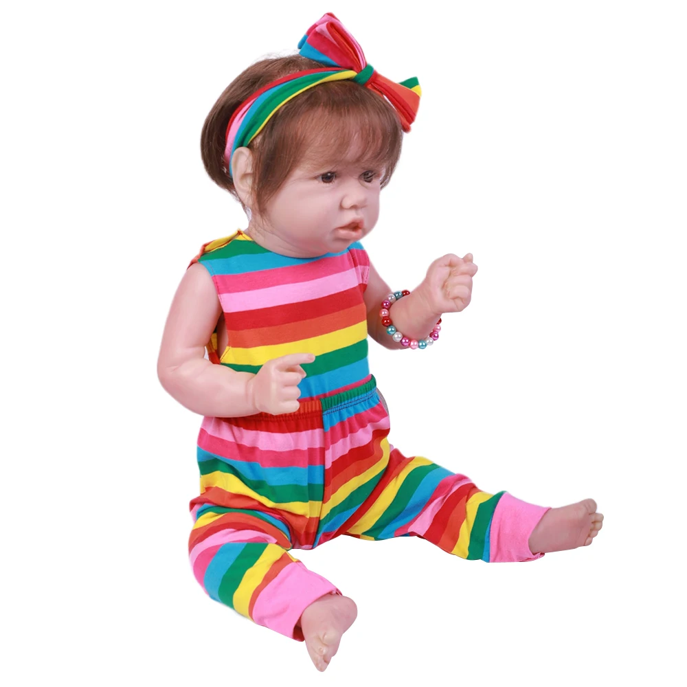 20 &quot50 см Bebe Reborn игрушки для детей куклы малышей мягкие виниловые девочек