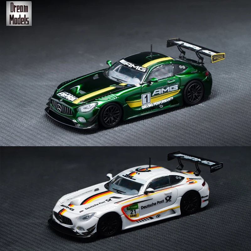 Pre-Order Dream Models 1/64 Model Car Benz AMG-GT3 Die-cast Resin Vehicle Display Collection - Limited 299 PCS | Игрушки и хобби