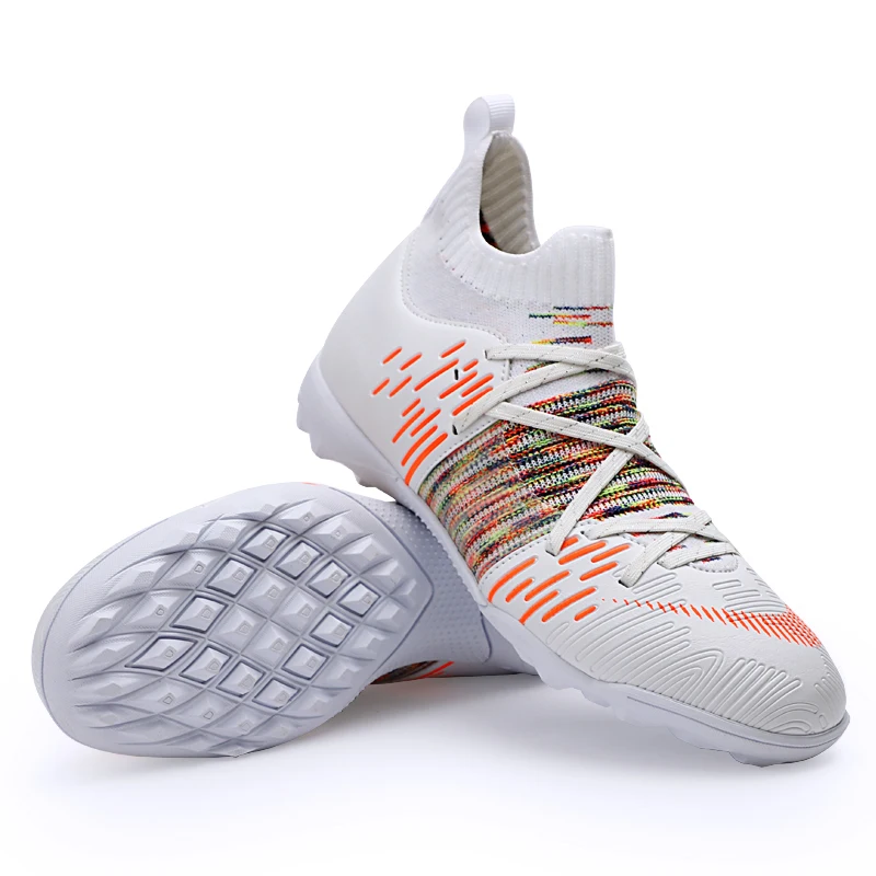 

Outdoor Shoe Men Sneakers Soccer Shoes MG/TF Kids Ankle Football Boots Boys Turf Soccer Sport Shoes Large Size Zapatos De Hombre