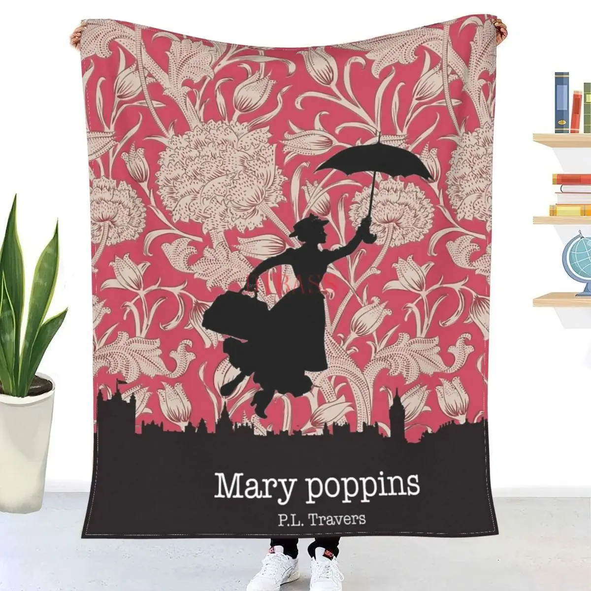

Фланелевое покрывало с 3D принтом Mary Poppins, очень теплое покрывало, покрывало для постельного белья, постельное белье для путешествий