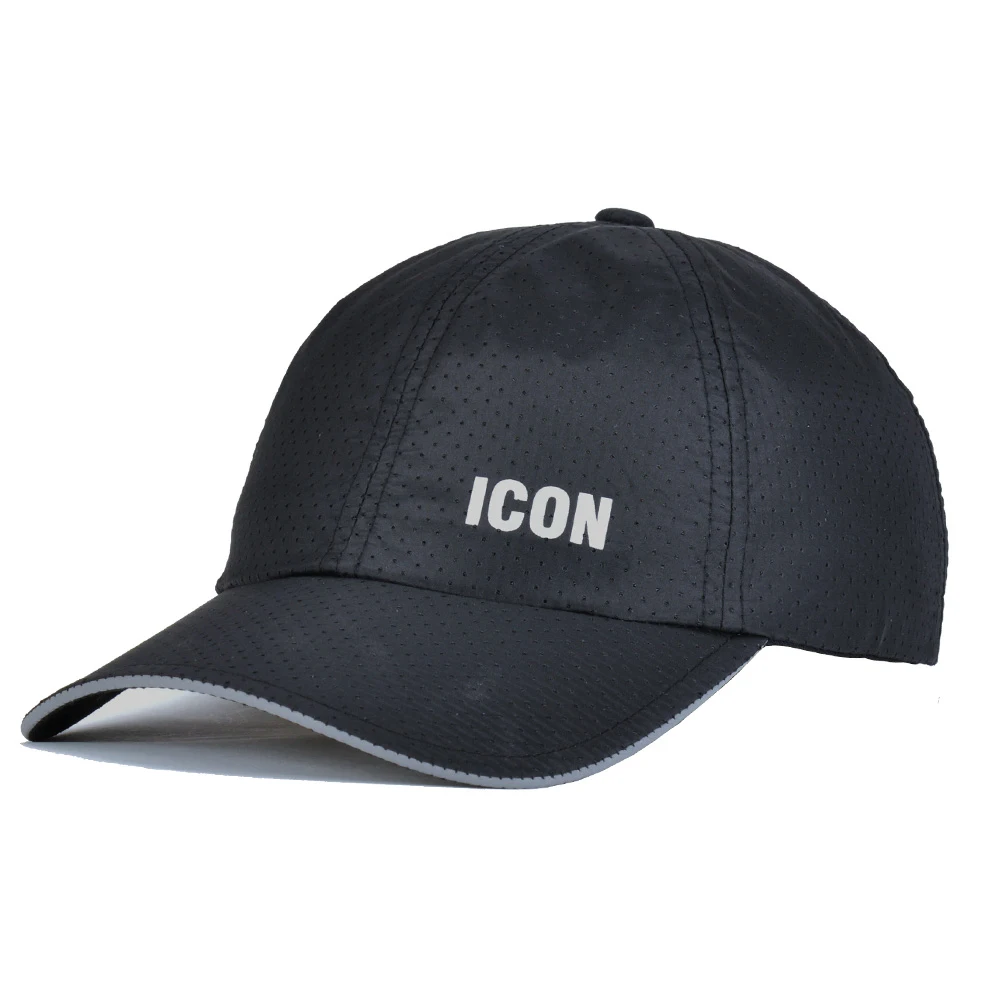 DSQ2 Фирменная тонкая и дышащая мужская сетчатая шляпа с плоскими полями надписью