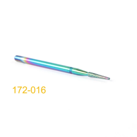 172-016 Diamond Cuticle Nail Drill Bits Milling Cutters Burr Files Manicure Pedicure Polish Removing Gel Electric Machine Tools TR1514-1 - Цвет: 172-016