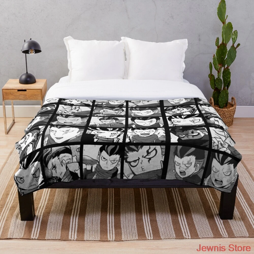 

Gundham Manga Collection Blanket Print on Demand Decorative Sherpa Blankets for Sofa bed Gift