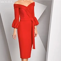 red plus size mother of the bride dresses shealth jersey off the shoulder robe mere de mariee short mother of groom dresses