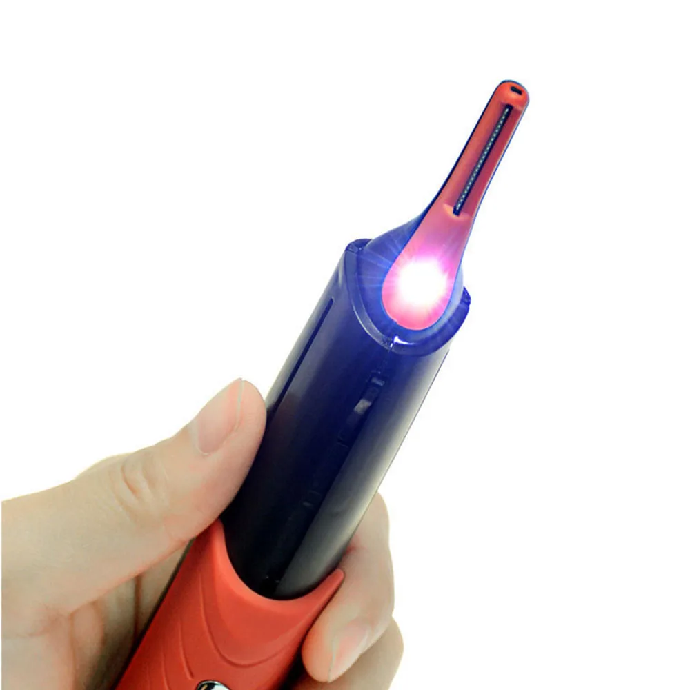 

LED Multi-function Double-head Shaver Nose Hair Electric Trimmer Men Removal Machine Haircut with 4 Combs Trimmer