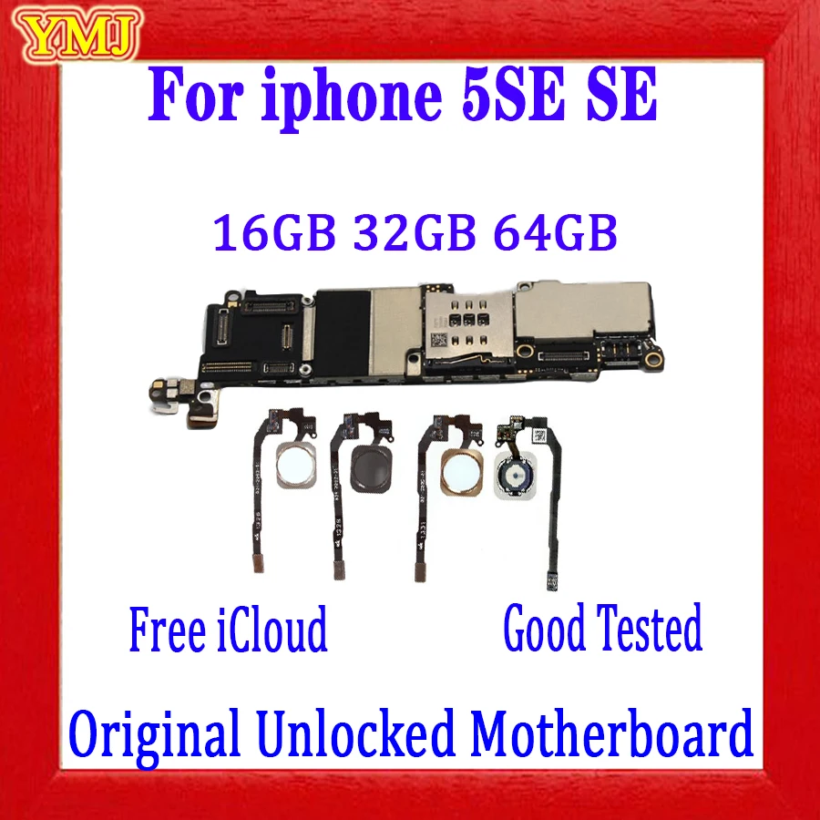 Новое поступление 100% оригинальная материнская плата для iPhone 5SE SE