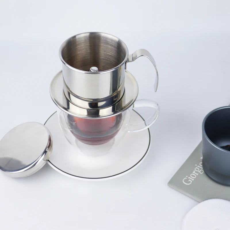 Вьетнамский фильтр-капельница для кофе портативная резная Кофеварка Zhongyuan