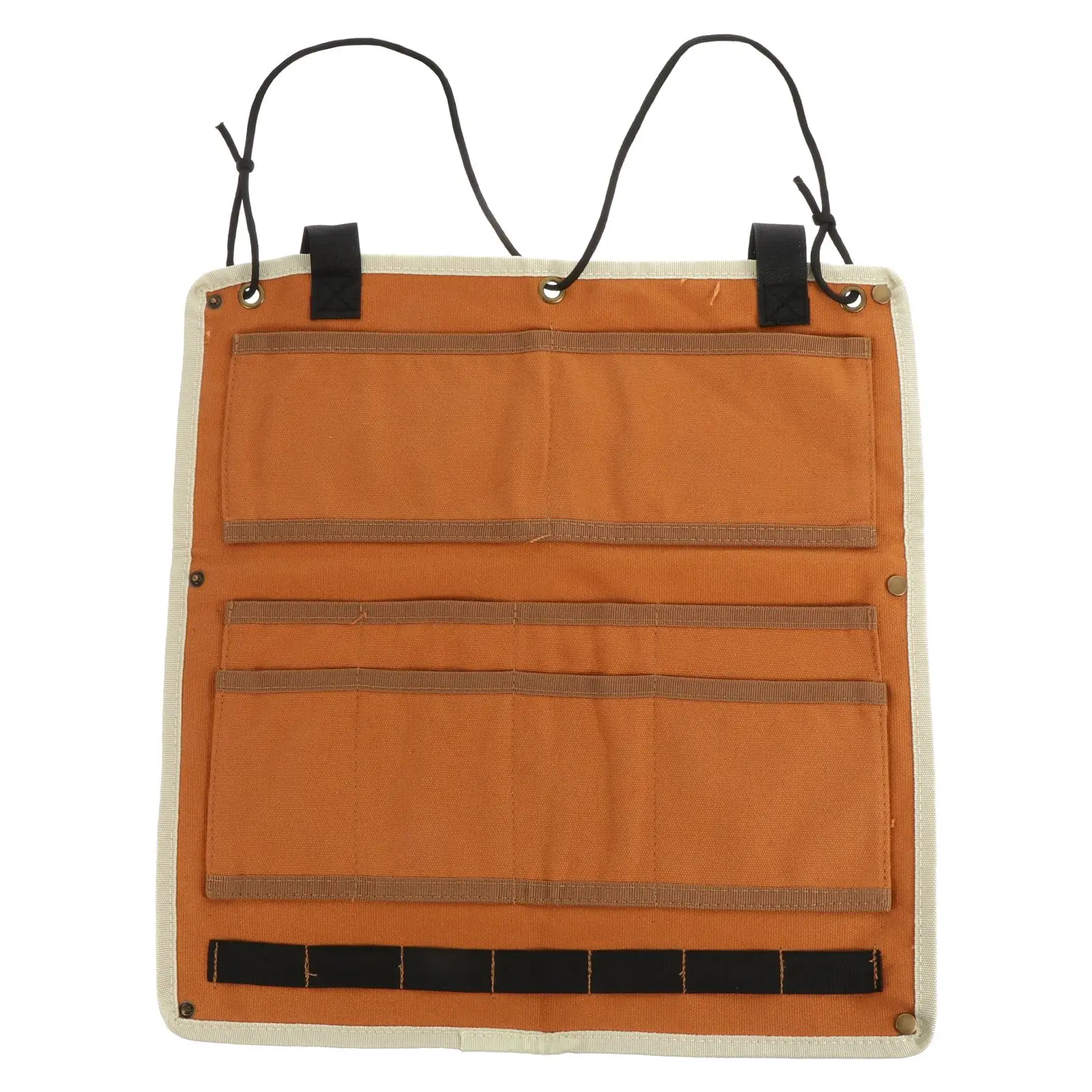 

Canvas Outdoor Picnic Tableware Hanging Bag Camping Tableware Storage Bag Cutlery Organizer Portable Barbecue Cutlery Organizer
