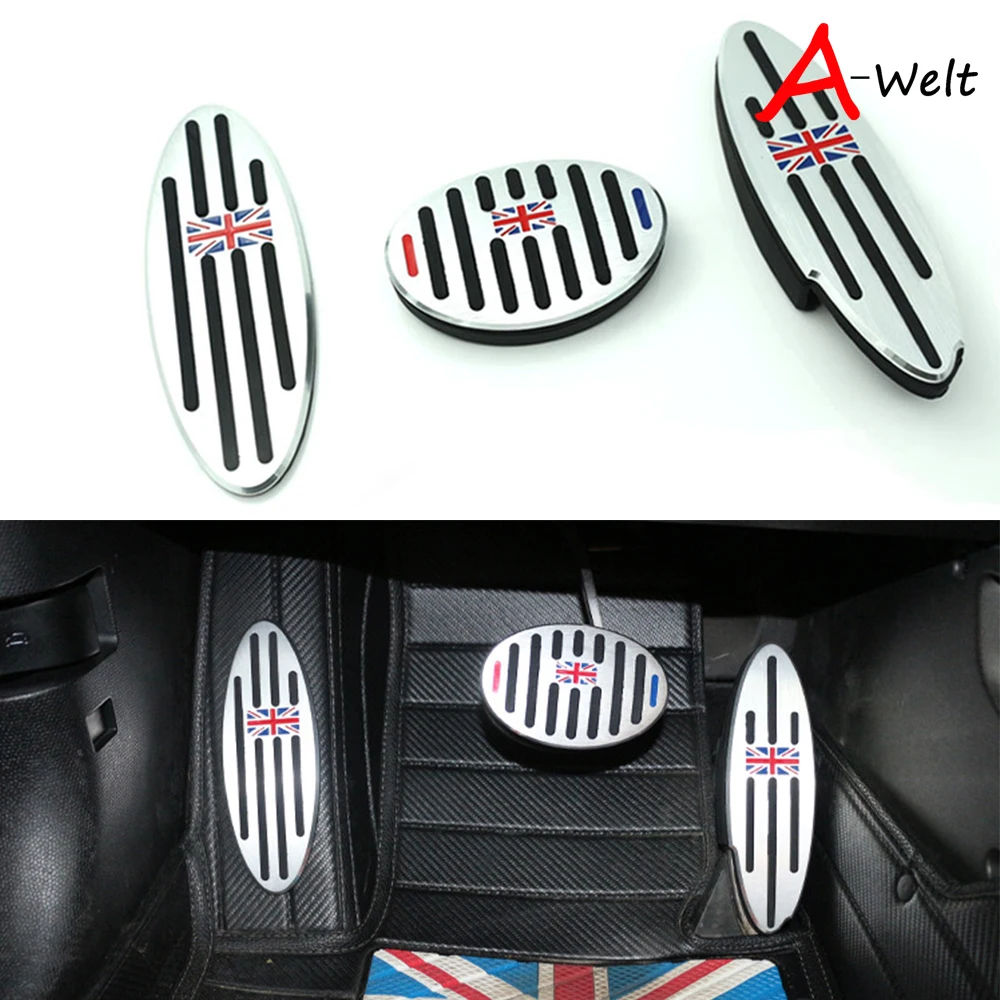 1 комплект Авто алюминиевая Педаль для Mini Cooper Clubman Countryman R55 R56 R58 R60 R61 F55 F56 F54