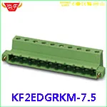 KF2EDGVC 7,5 2P~ 12P разъем PCB вставной TEMINAL блок 2EDGVC 7,5 мм 2PIN~ 12PIN GMSTBVA 2,5G 1766660 PHOENIX контакт DEGSON