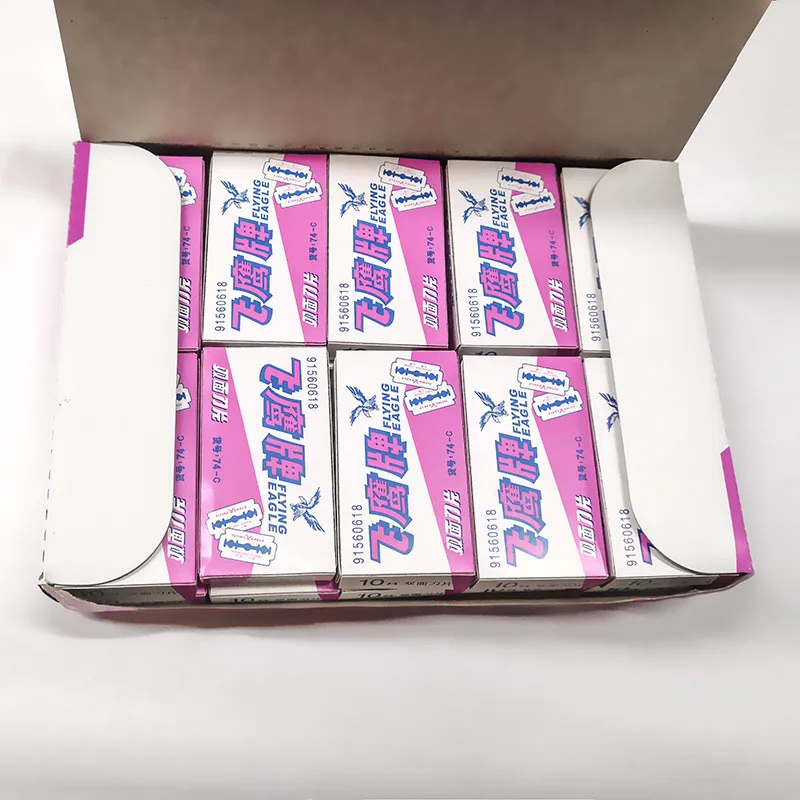 

80pcs Razor Blades Brand Stainless Steel Safety Razor Blades To Shave Blade To Razor For Men Lames De Rasoir Barber Blade