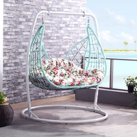heavy rattan hanging basket indoor double rocking chair hanging chair irregular shape single outdoor swing bed