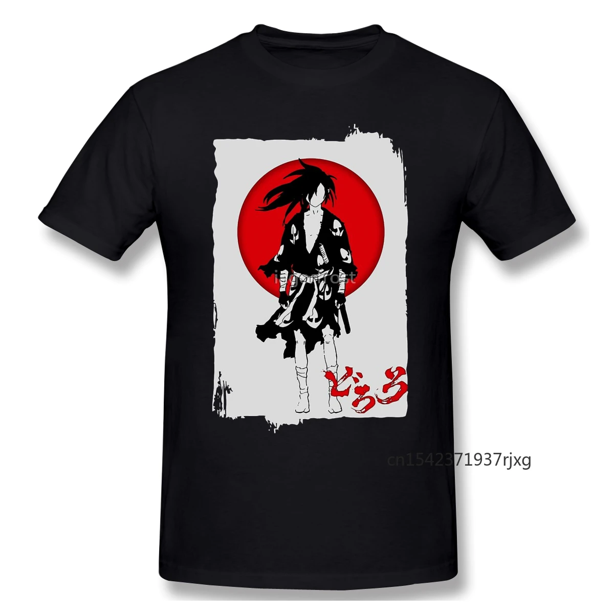 

Dororo Creative Black and White s T Shirt Homme Short Sleeve Clothing New Arrival 2021 O-Neck Casual Four Seasons