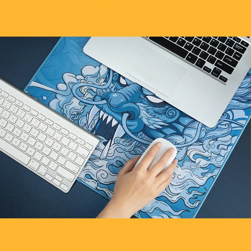 

Original Hotline Games Mouse Pad T-series Dragon Pattern Thickened Waterproof Sweat-proof Stain Resistant Edge Locked