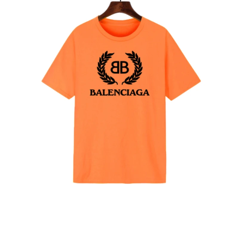 

2021 Summer Brand Fashion Men's and Women's T-Shirt Short-Sleeved Printed Pure Cotton High-Quality Tshirt top